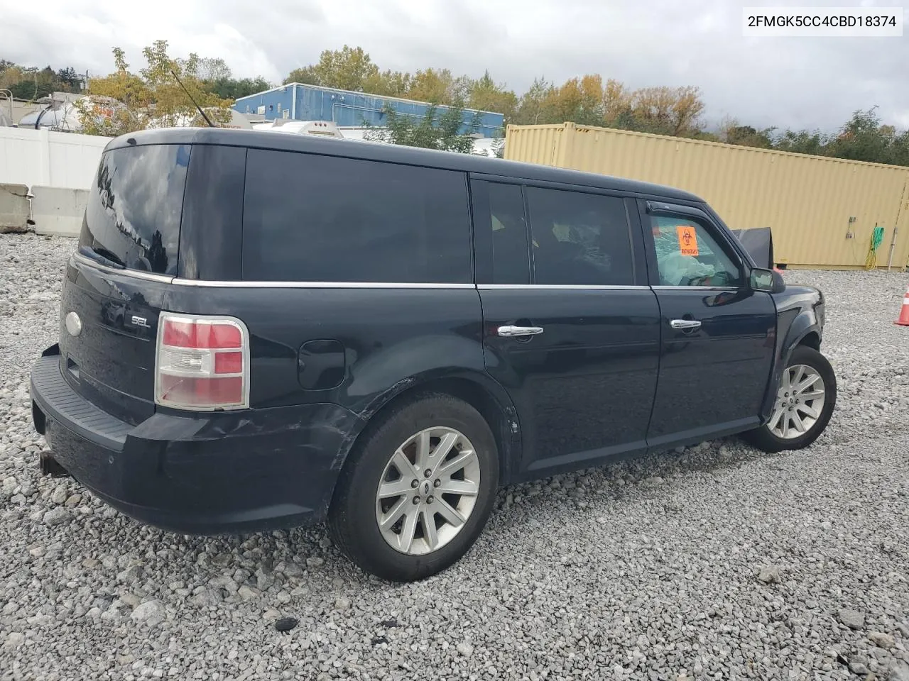 2012 Ford Flex Sel VIN: 2FMGK5CC4CBD18374 Lot: 75313954