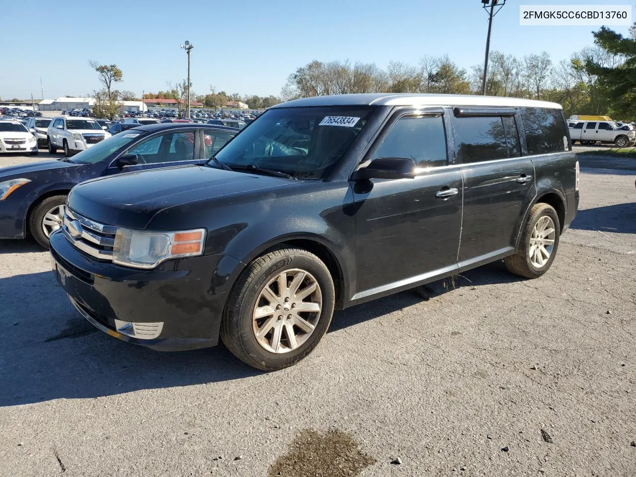 2012 Ford Flex Sel VIN: 2FMGK5CC6CBD13760 Lot: 76543834