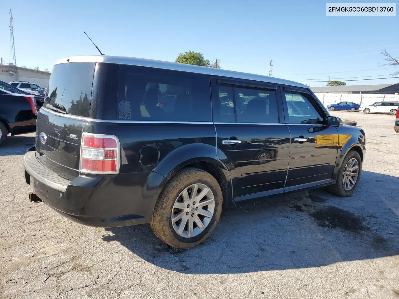 2012 Ford Flex Sel VIN: 2FMGK5CC6CBD13760 Lot: 76543834