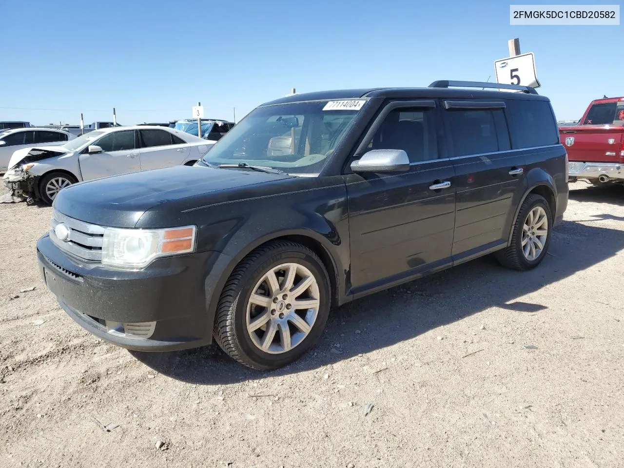 2012 Ford Flex Limited VIN: 2FMGK5DC1CBD20582 Lot: 77114004