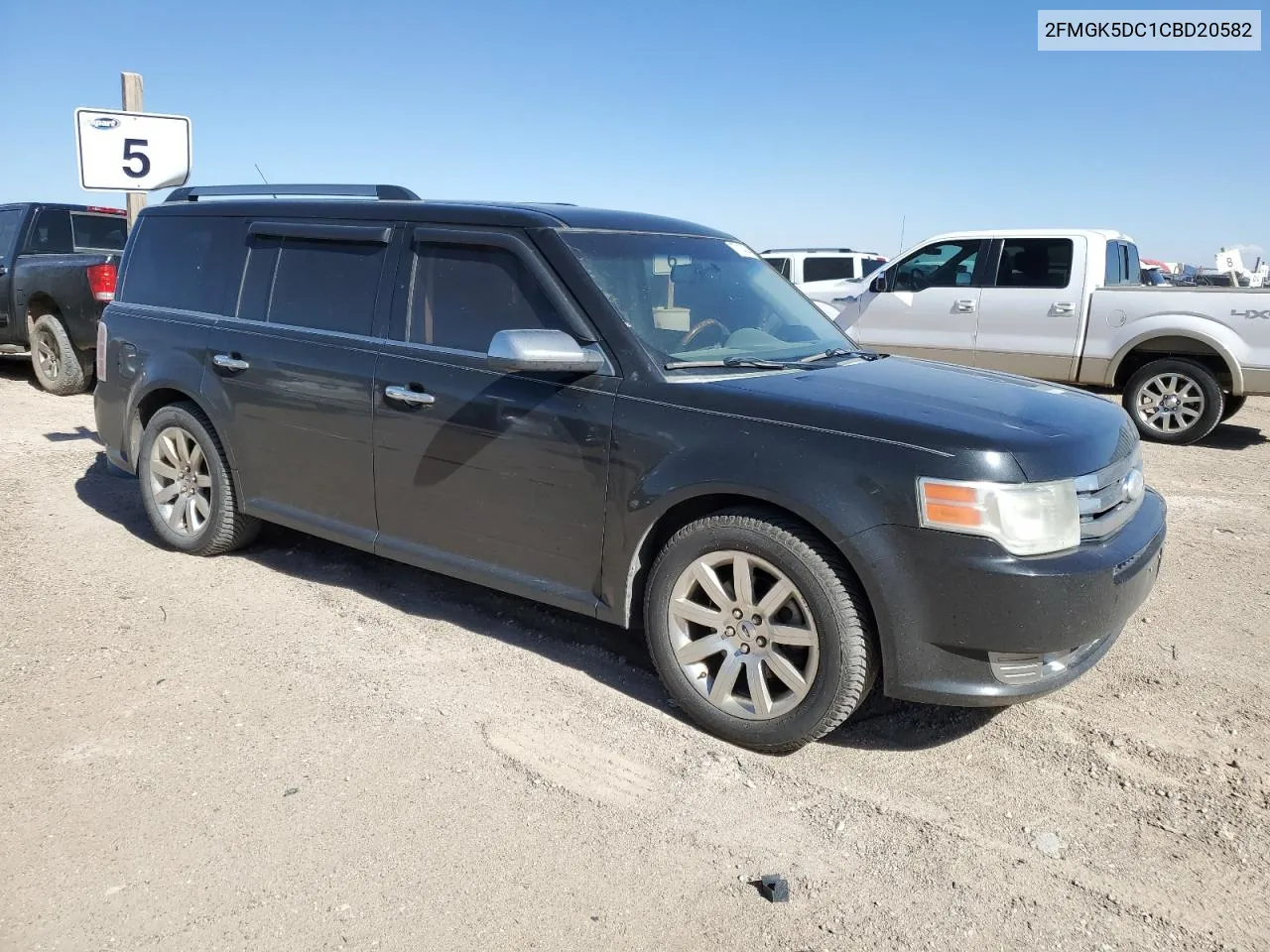 2012 Ford Flex Limited VIN: 2FMGK5DC1CBD20582 Lot: 77114004