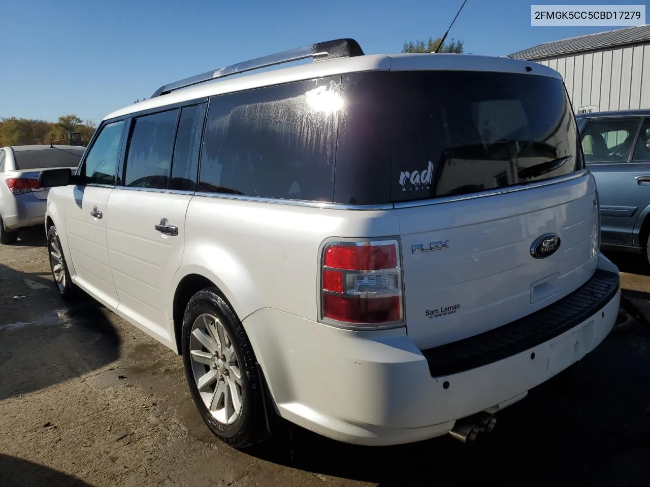 2012 Ford Flex Sel VIN: 2FMGK5CC5CBD17279 Lot: 77609614