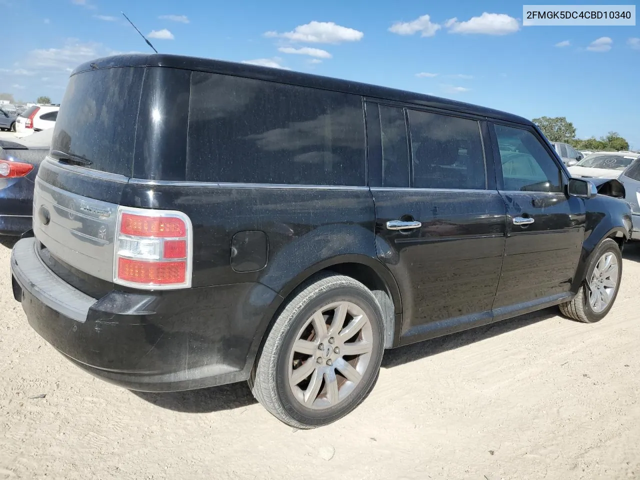 2012 Ford Flex Limited VIN: 2FMGK5DC4CBD10340 Lot: 77674784