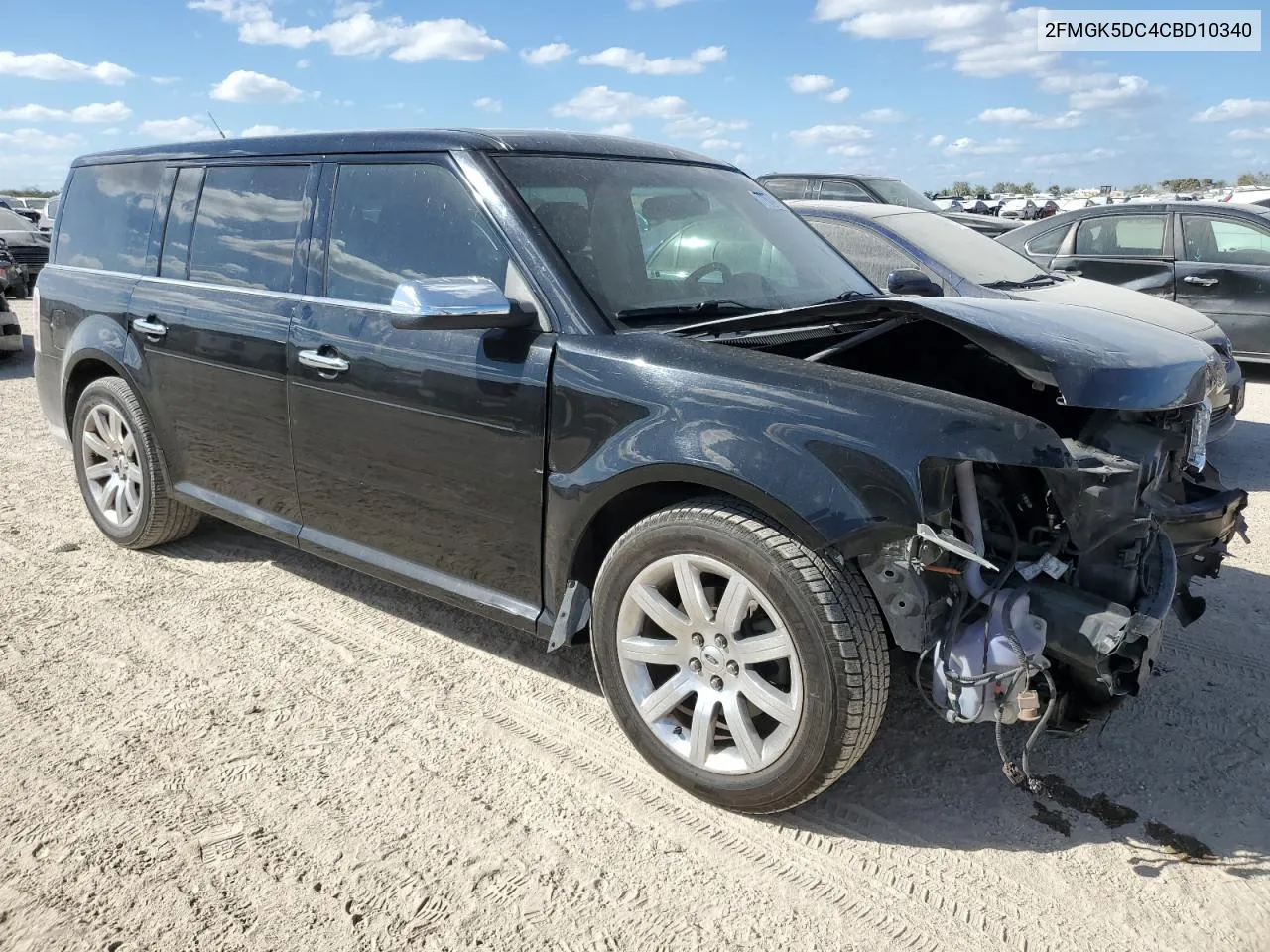 2012 Ford Flex Limited VIN: 2FMGK5DC4CBD10340 Lot: 77674784