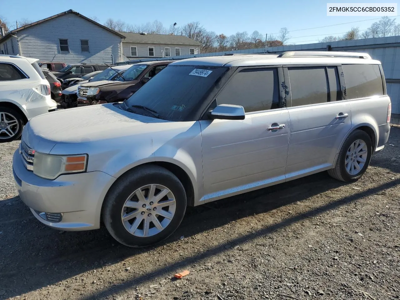 2012 Ford Flex Sel VIN: 2FMGK5CC6CBD05352 Lot: 79449974