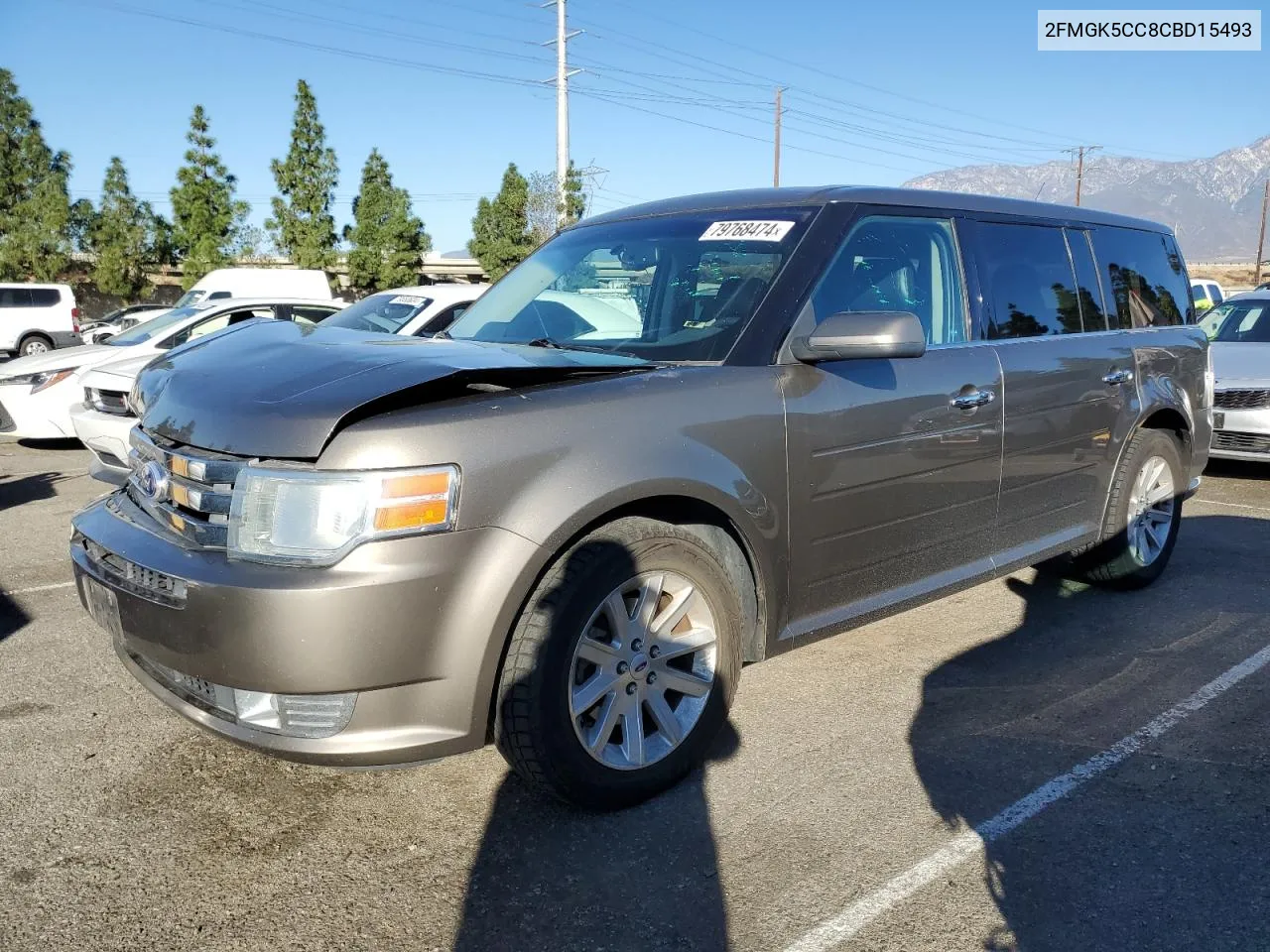 2012 Ford Flex Sel VIN: 2FMGK5CC8CBD15493 Lot: 79768474