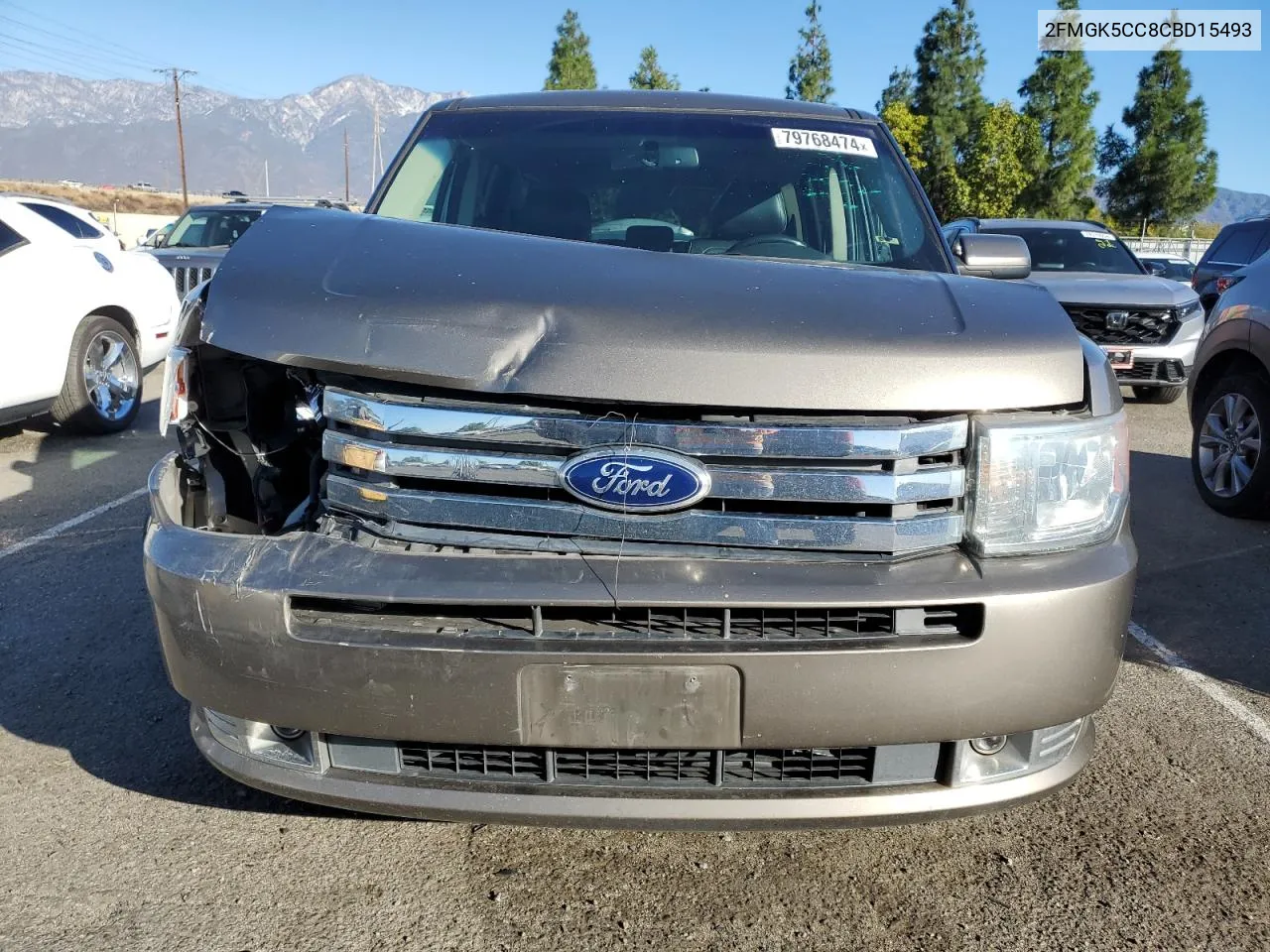 2012 Ford Flex Sel VIN: 2FMGK5CC8CBD15493 Lot: 79768474