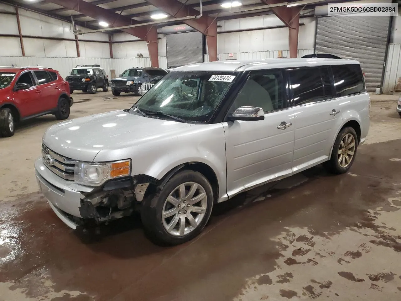 2012 Ford Flex Limited VIN: 2FMGK5DC6CBD02384 Lot: 80120474