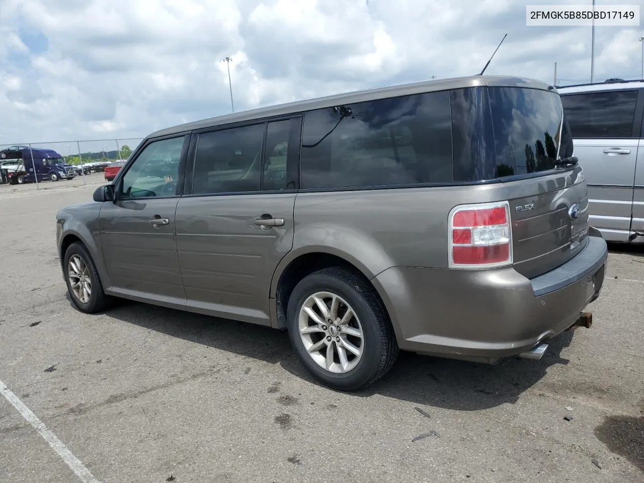 2013 Ford Flex Se VIN: 2FMGK5B85DBD17149 Lot: 57242344