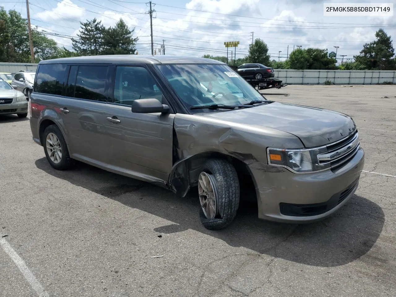 2013 Ford Flex Se VIN: 2FMGK5B85DBD17149 Lot: 57242344