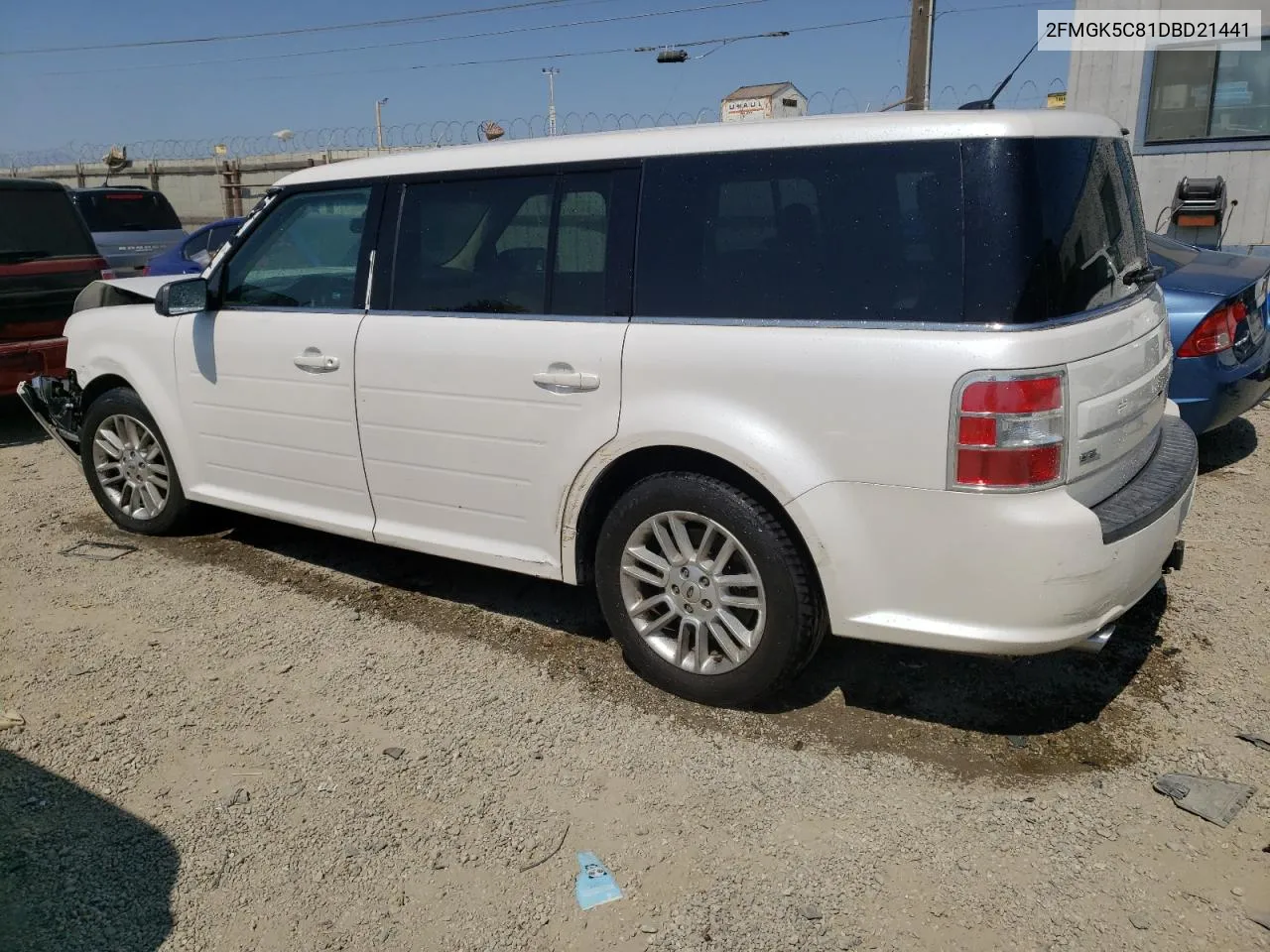 2013 Ford Flex Sel VIN: 2FMGK5C81DBD21441 Lot: 64807744