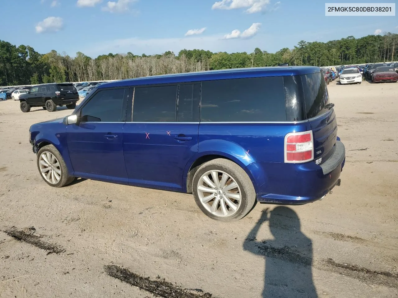 2013 Ford Flex Sel VIN: 2FMGK5C80DBD38201 Lot: 65233734