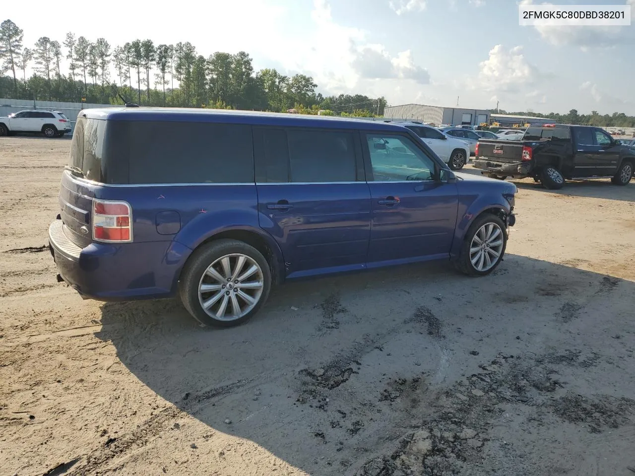 2013 Ford Flex Sel VIN: 2FMGK5C80DBD38201 Lot: 65233734