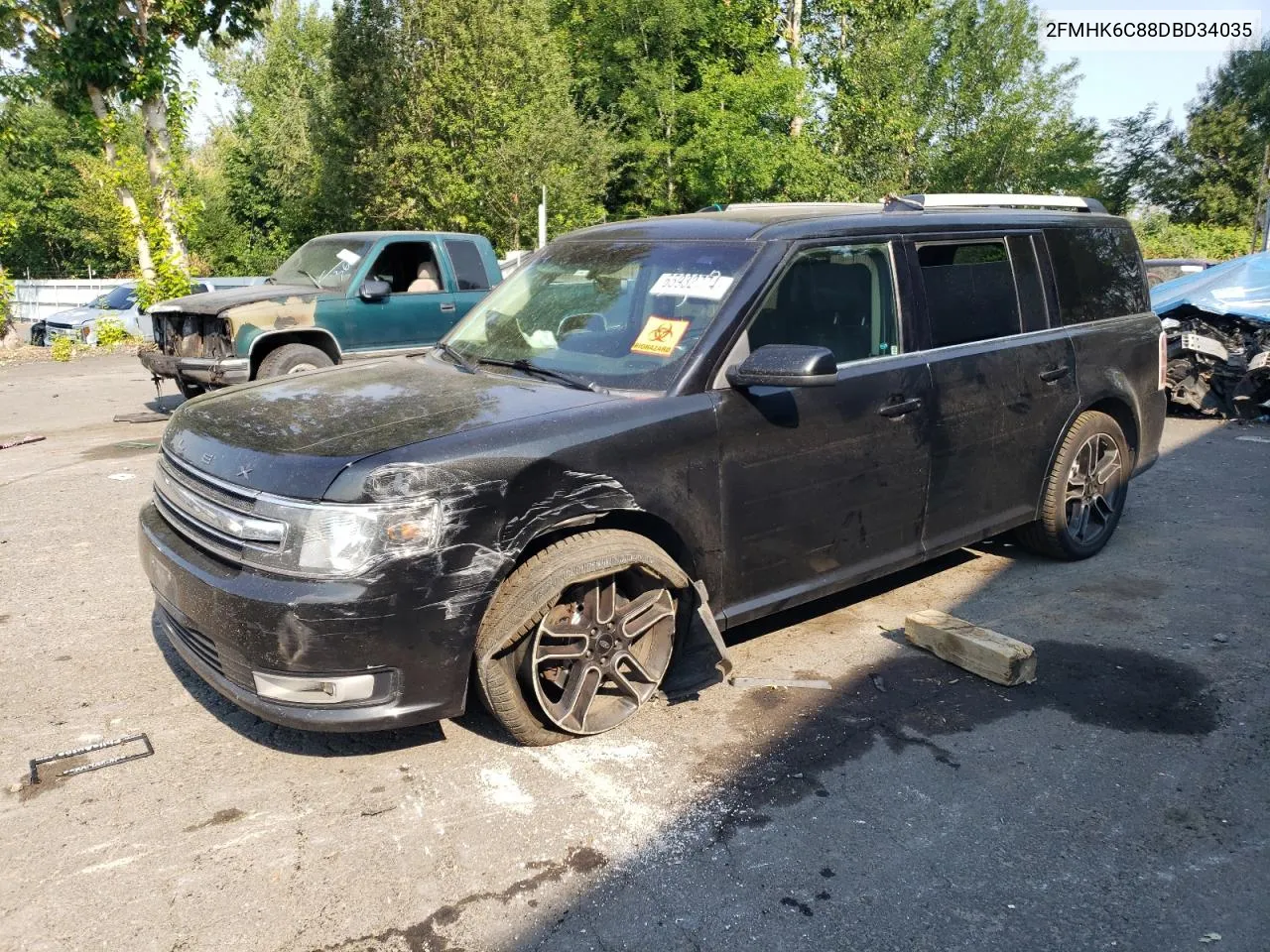 2FMHK6C88DBD34035 2013 Ford Flex Sel