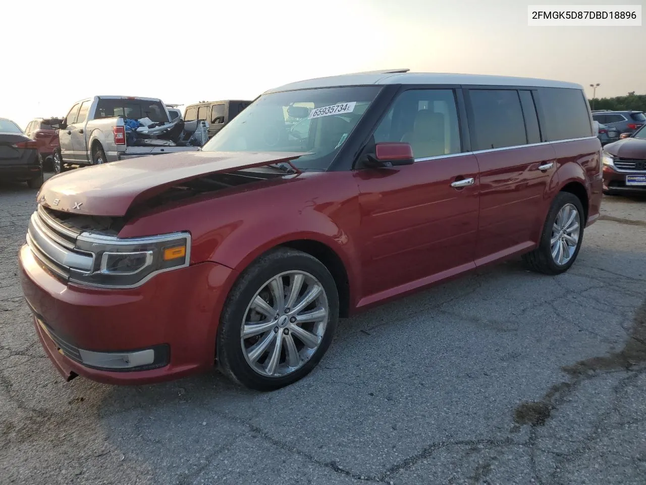 2FMGK5D87DBD18896 2013 Ford Flex Limited