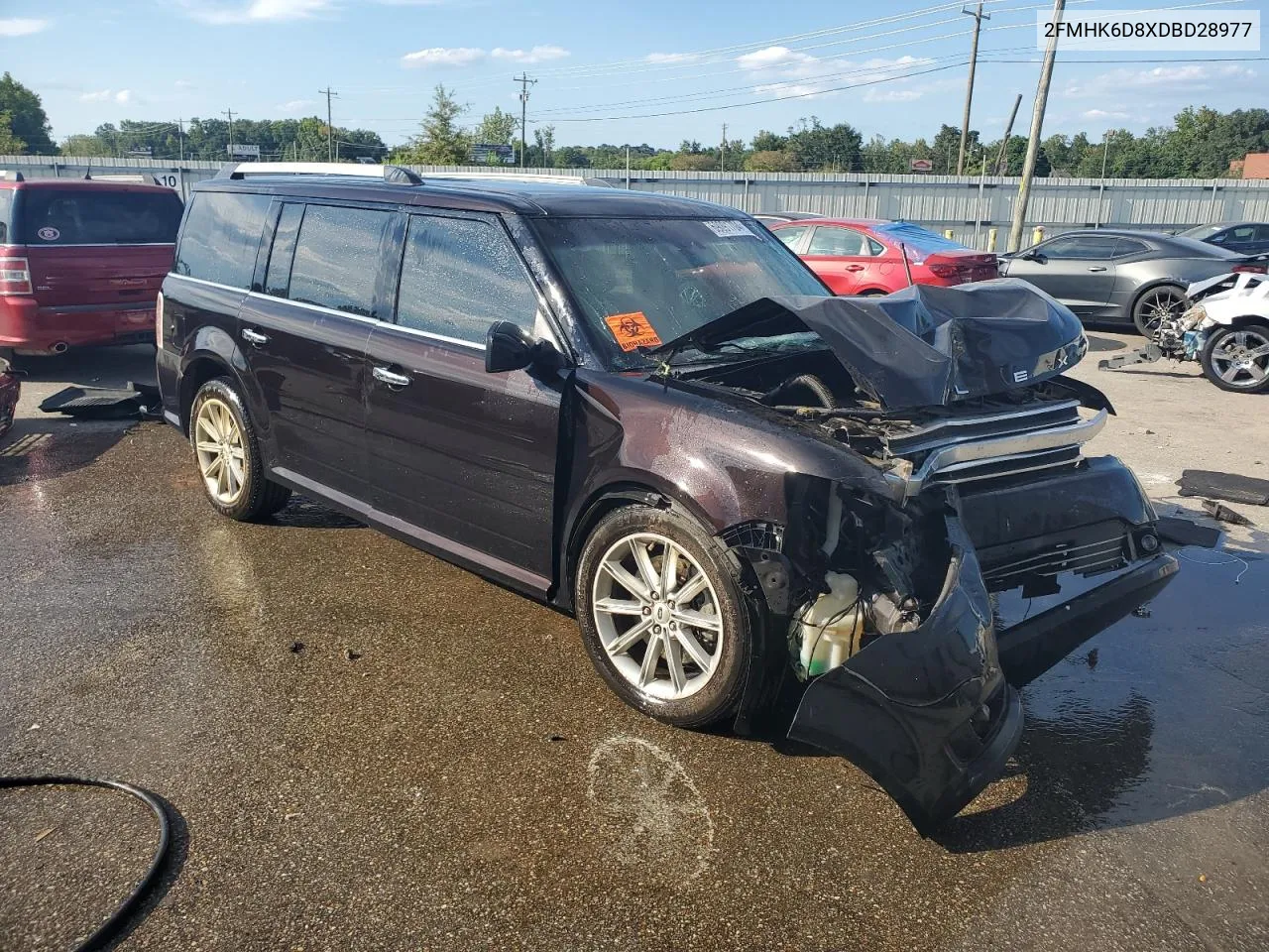 2013 Ford Flex Limited VIN: 2FMHK6D8XDBD28977 Lot: 69091704