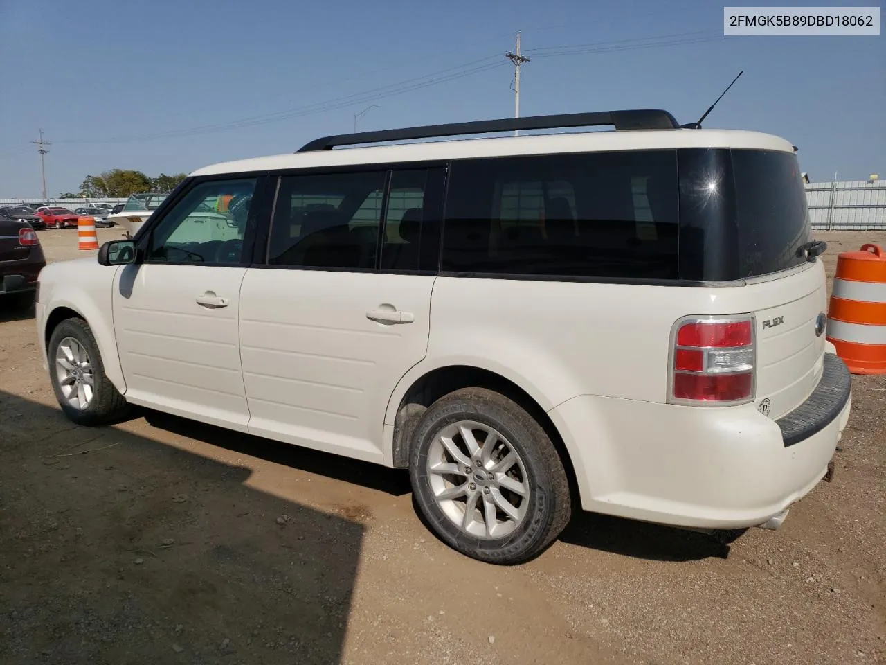 2013 Ford Flex Se VIN: 2FMGK5B89DBD18062 Lot: 70961894