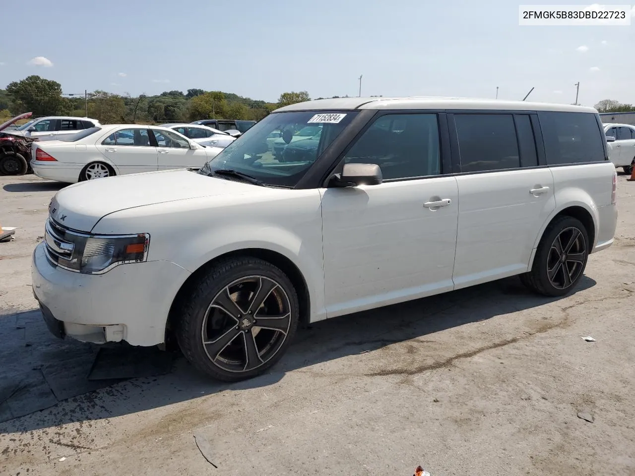 2013 Ford Flex Se VIN: 2FMGK5B83DBD22723 Lot: 71152834