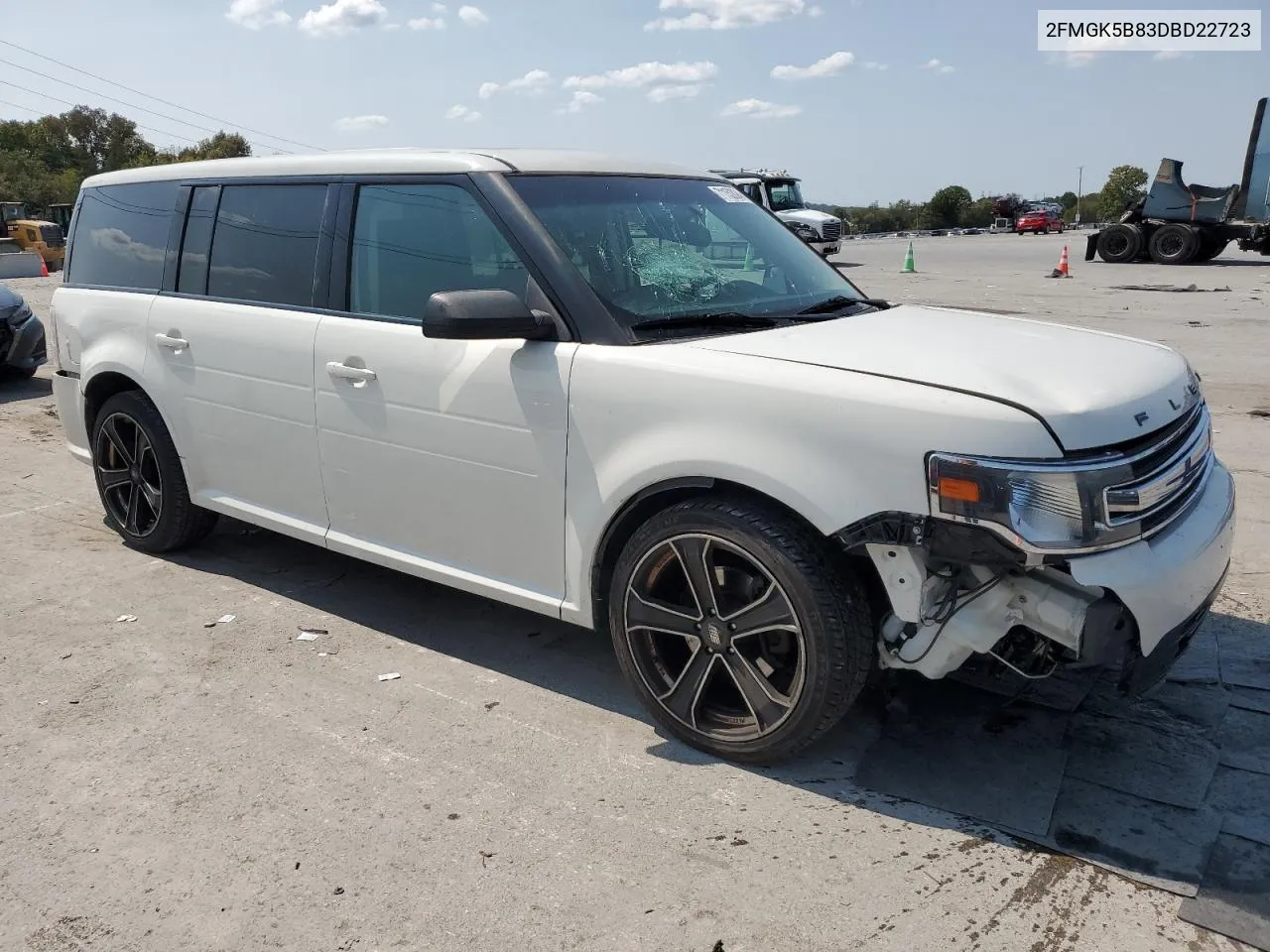 2013 Ford Flex Se VIN: 2FMGK5B83DBD22723 Lot: 71152834