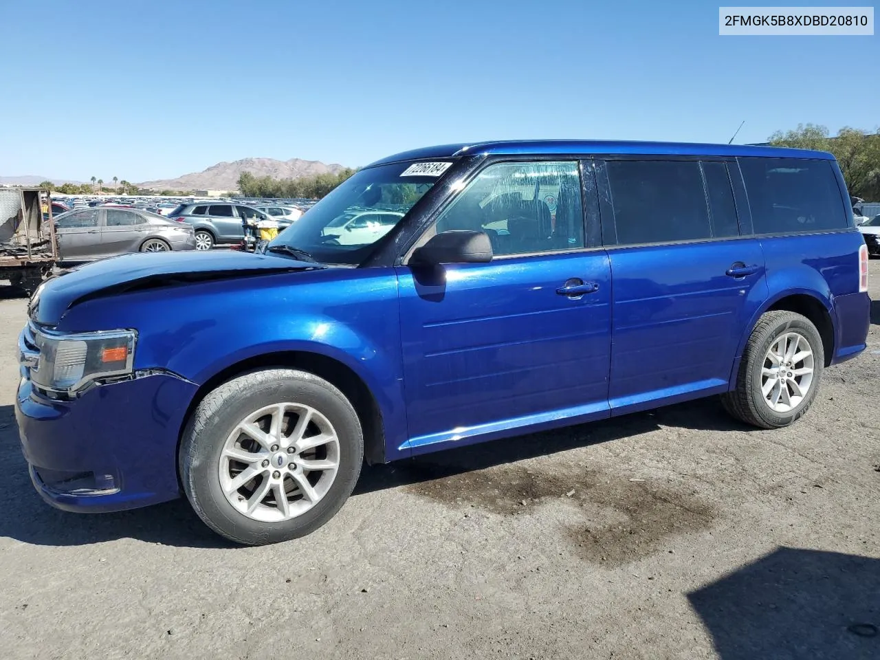 2013 Ford Flex Se VIN: 2FMGK5B8XDBD20810 Lot: 72266184