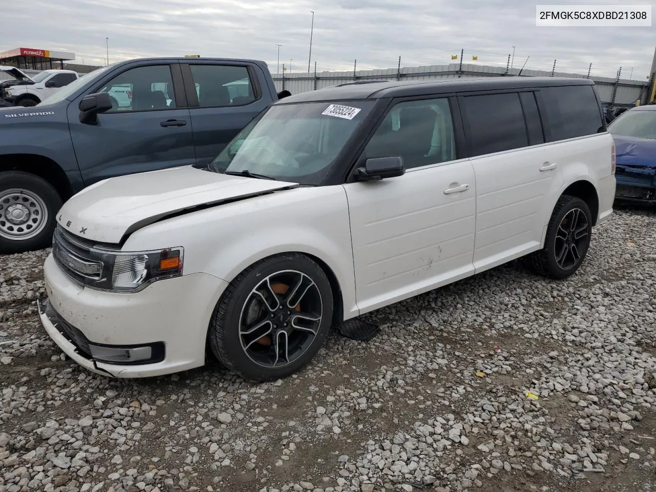 2FMGK5C8XDBD21308 2013 Ford Flex Sel