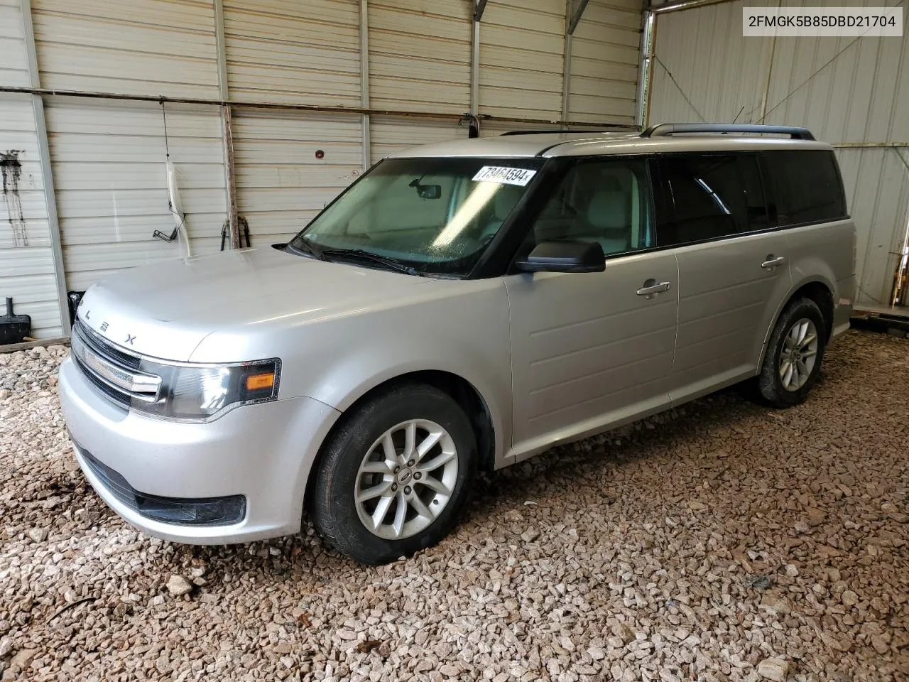 2013 Ford Flex Se VIN: 2FMGK5B85DBD21704 Lot: 73464594