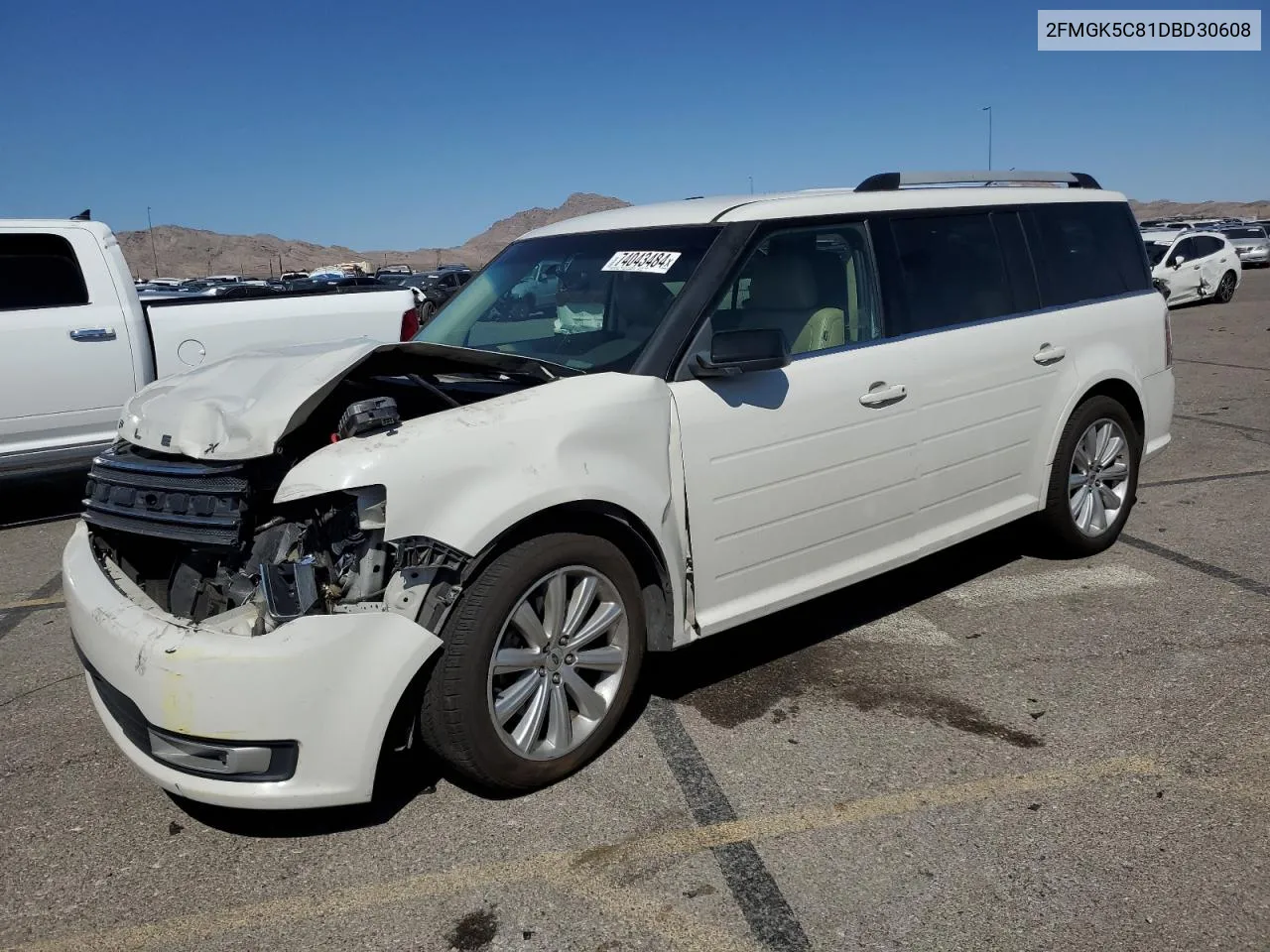 2013 Ford Flex Sel VIN: 2FMGK5C81DBD30608 Lot: 74043484