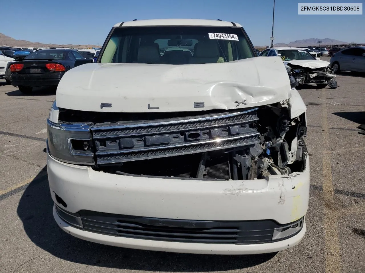 2013 Ford Flex Sel VIN: 2FMGK5C81DBD30608 Lot: 74043484