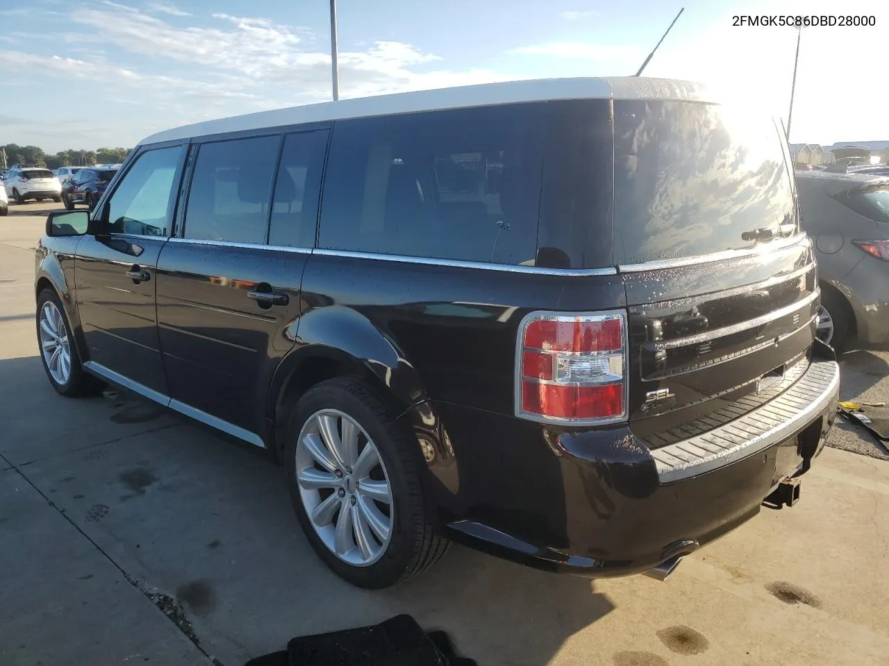 2013 Ford Flex Sel VIN: 2FMGK5C86DBD28000 Lot: 74205424