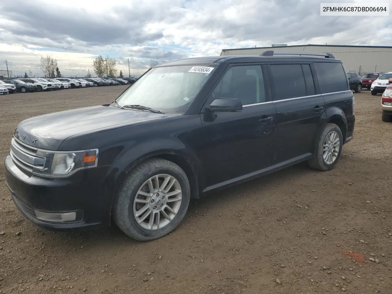 2013 Ford Flex Sel VIN: 2FMHK6C87DBD06694 Lot: 74245634