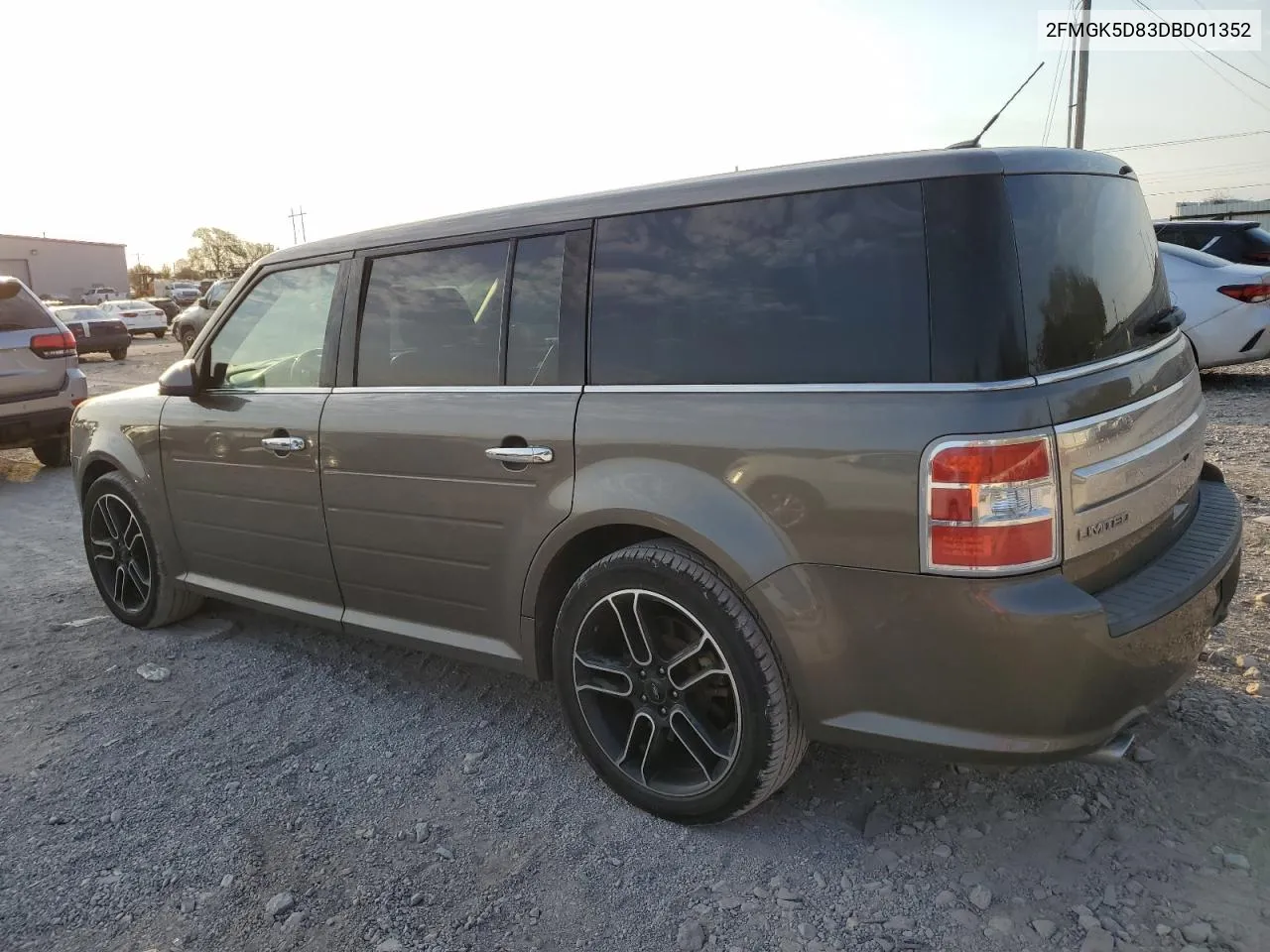 2013 Ford Flex Limited VIN: 2FMGK5D83DBD01352 Lot: 74432484