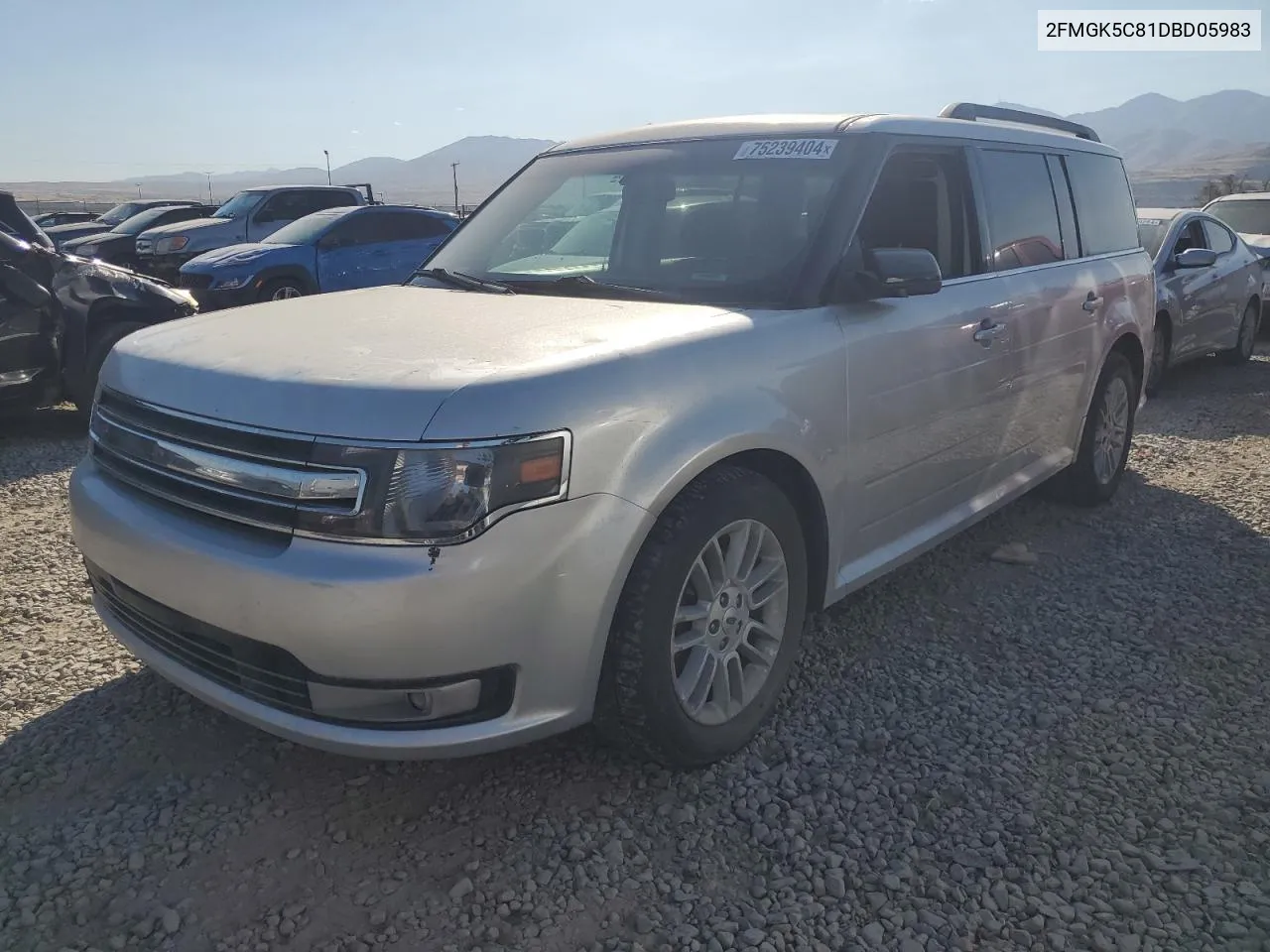 2013 Ford Flex Sel VIN: 2FMGK5C81DBD05983 Lot: 75239404