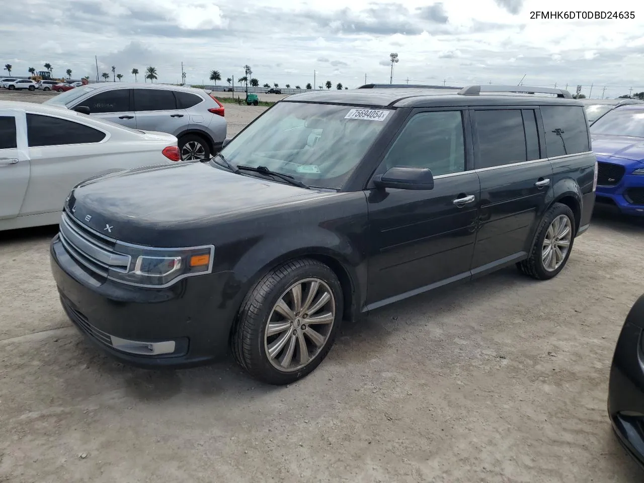 2013 Ford Flex Limited VIN: 2FMHK6DT0DBD24635 Lot: 75694054