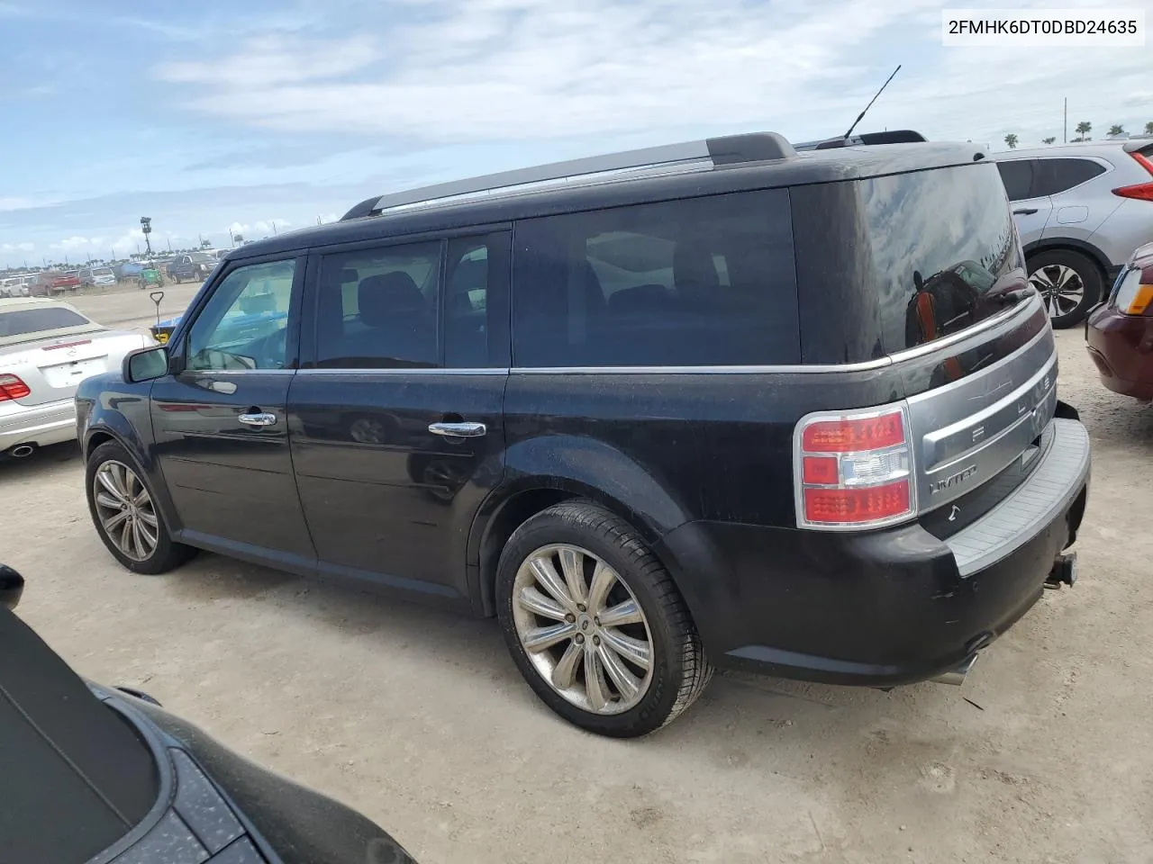 2013 Ford Flex Limited VIN: 2FMHK6DT0DBD24635 Lot: 75694054