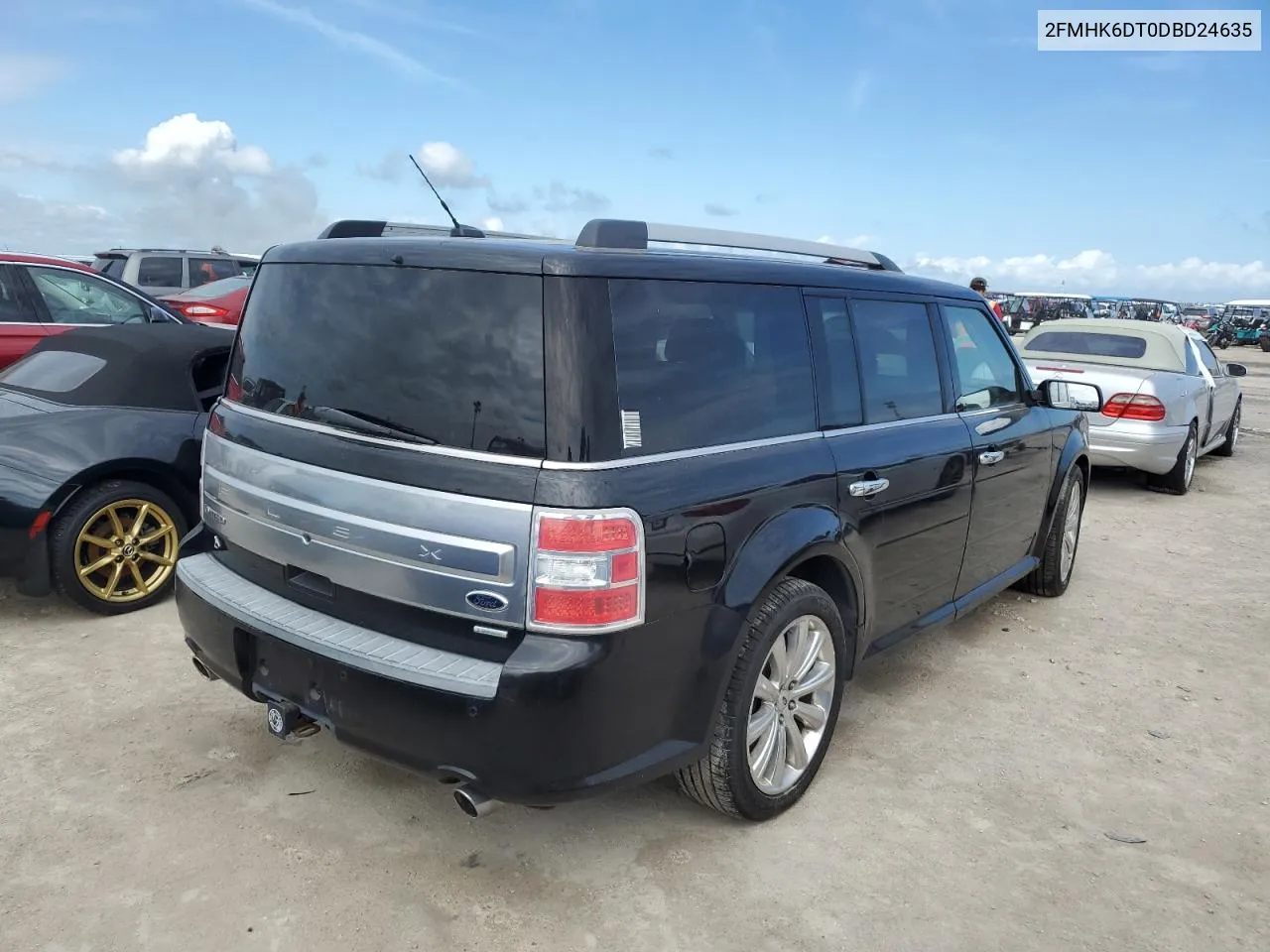 2013 Ford Flex Limited VIN: 2FMHK6DT0DBD24635 Lot: 75694054