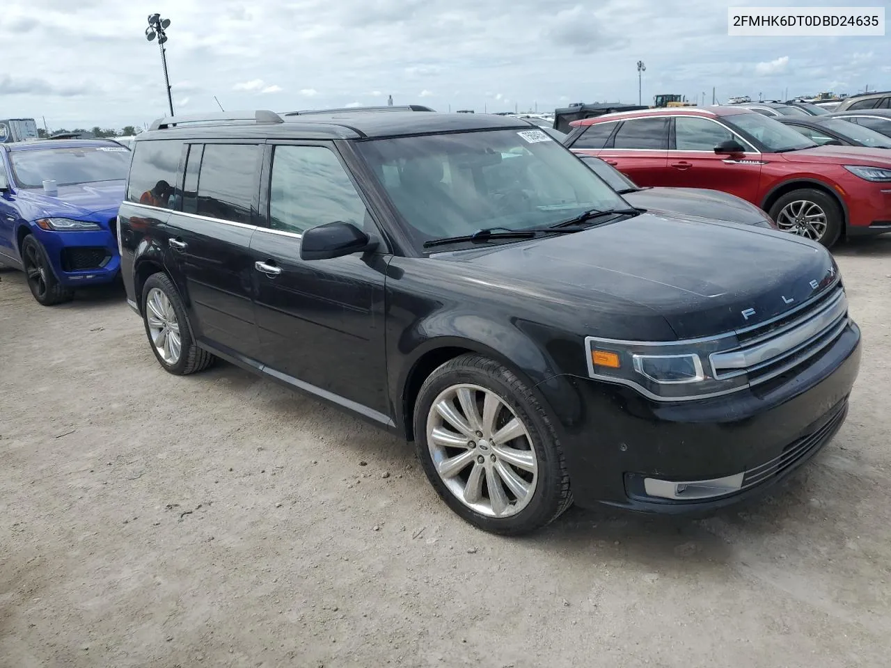 2013 Ford Flex Limited VIN: 2FMHK6DT0DBD24635 Lot: 75694054