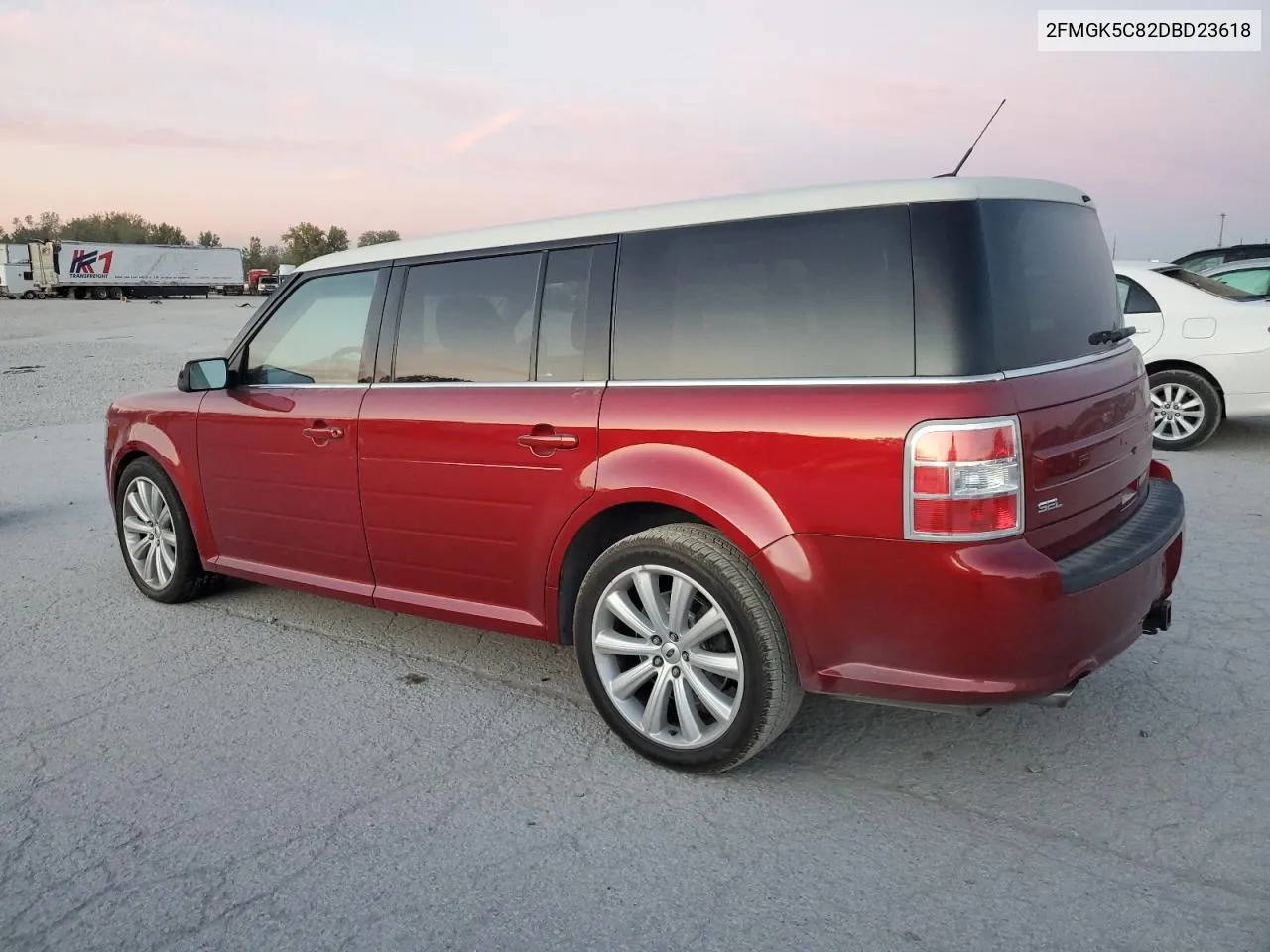 2013 Ford Flex Sel VIN: 2FMGK5C82DBD23618 Lot: 75874744