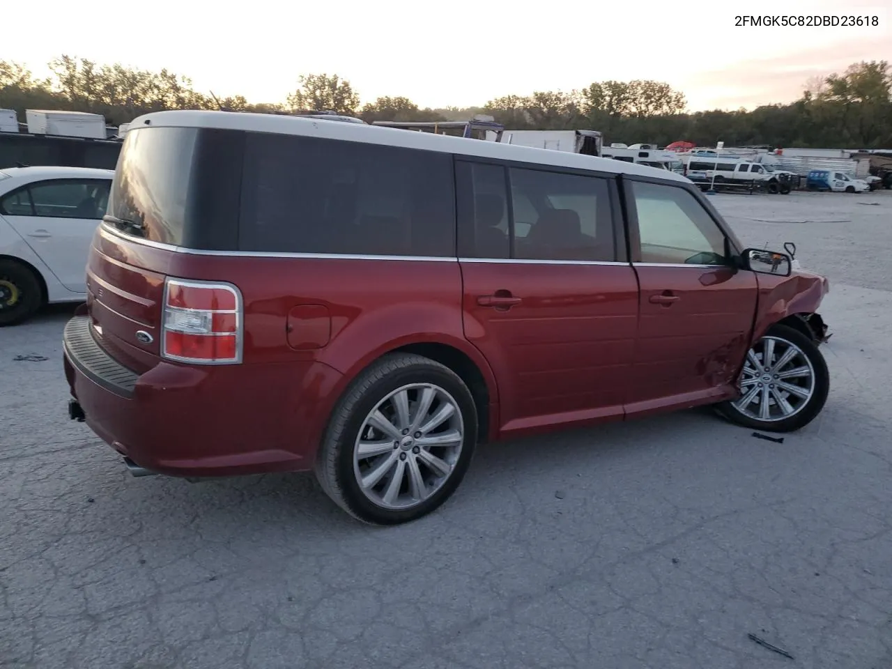 2013 Ford Flex Sel VIN: 2FMGK5C82DBD23618 Lot: 75874744