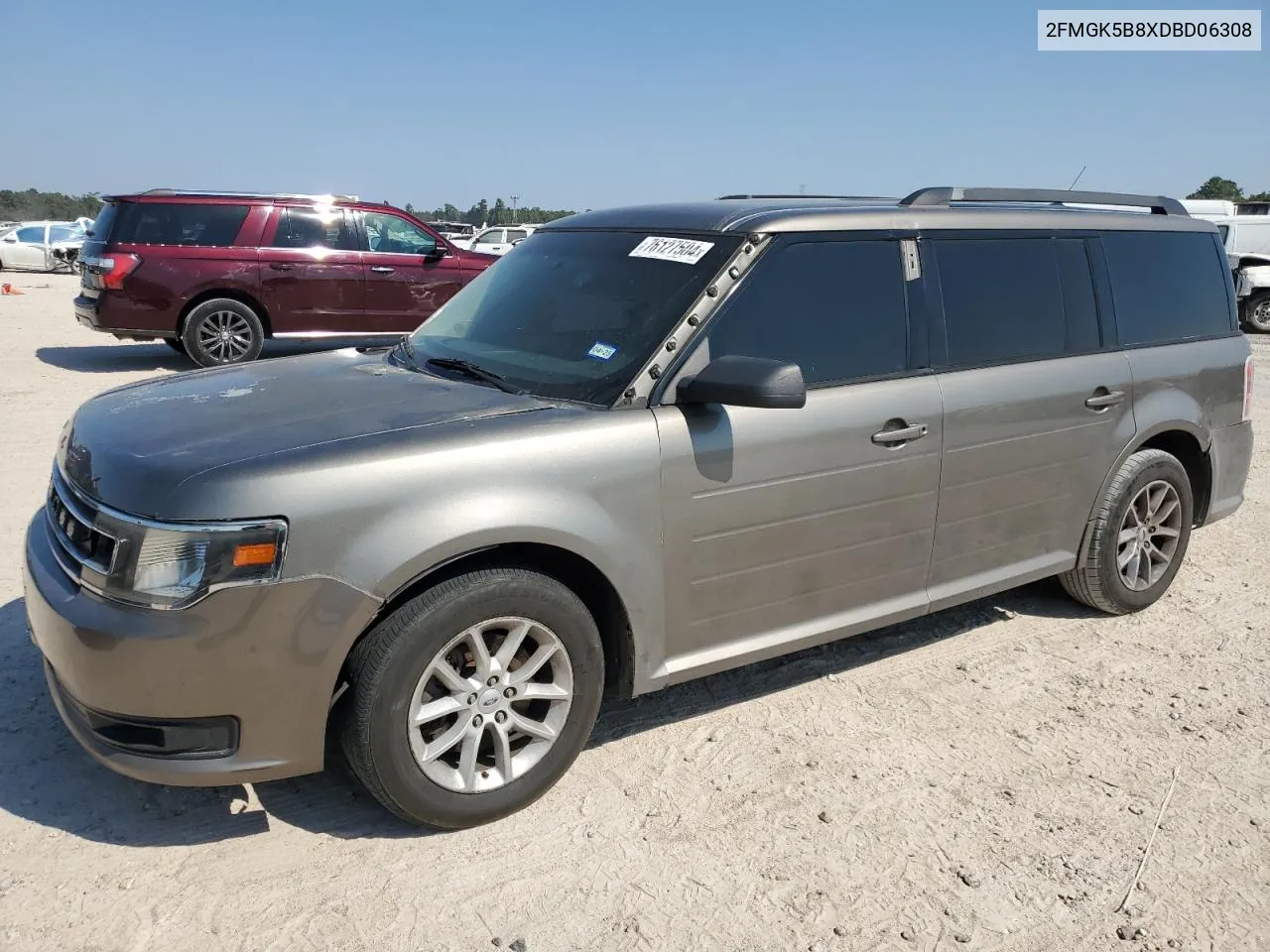 2013 Ford Flex Se VIN: 2FMGK5B8XDBD06308 Lot: 76127504