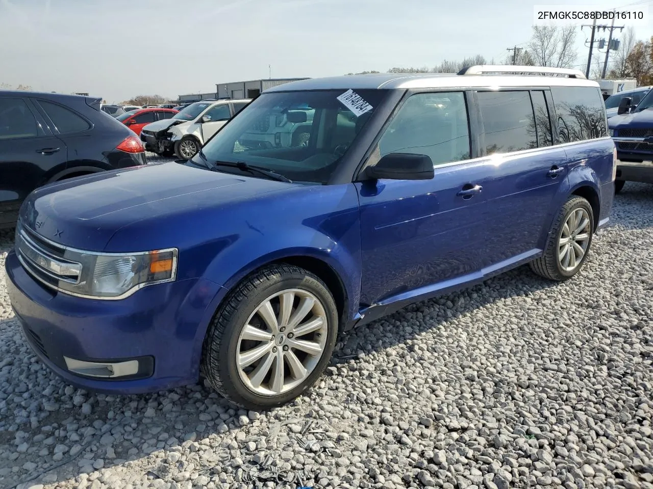 2013 Ford Flex Sel VIN: 2FMGK5C88DBD16110 Lot: 76148784