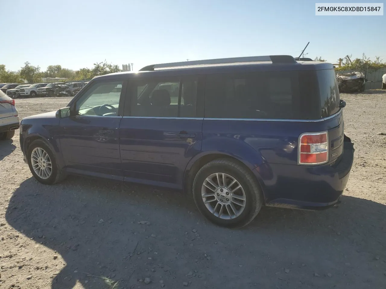 2013 Ford Flex Sel VIN: 2FMGK5C8XDBD15847 Lot: 76567214