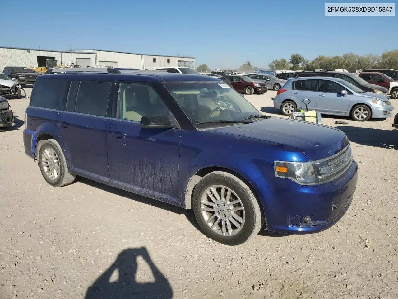 2013 Ford Flex Sel VIN: 2FMGK5C8XDBD15847 Lot: 76567214