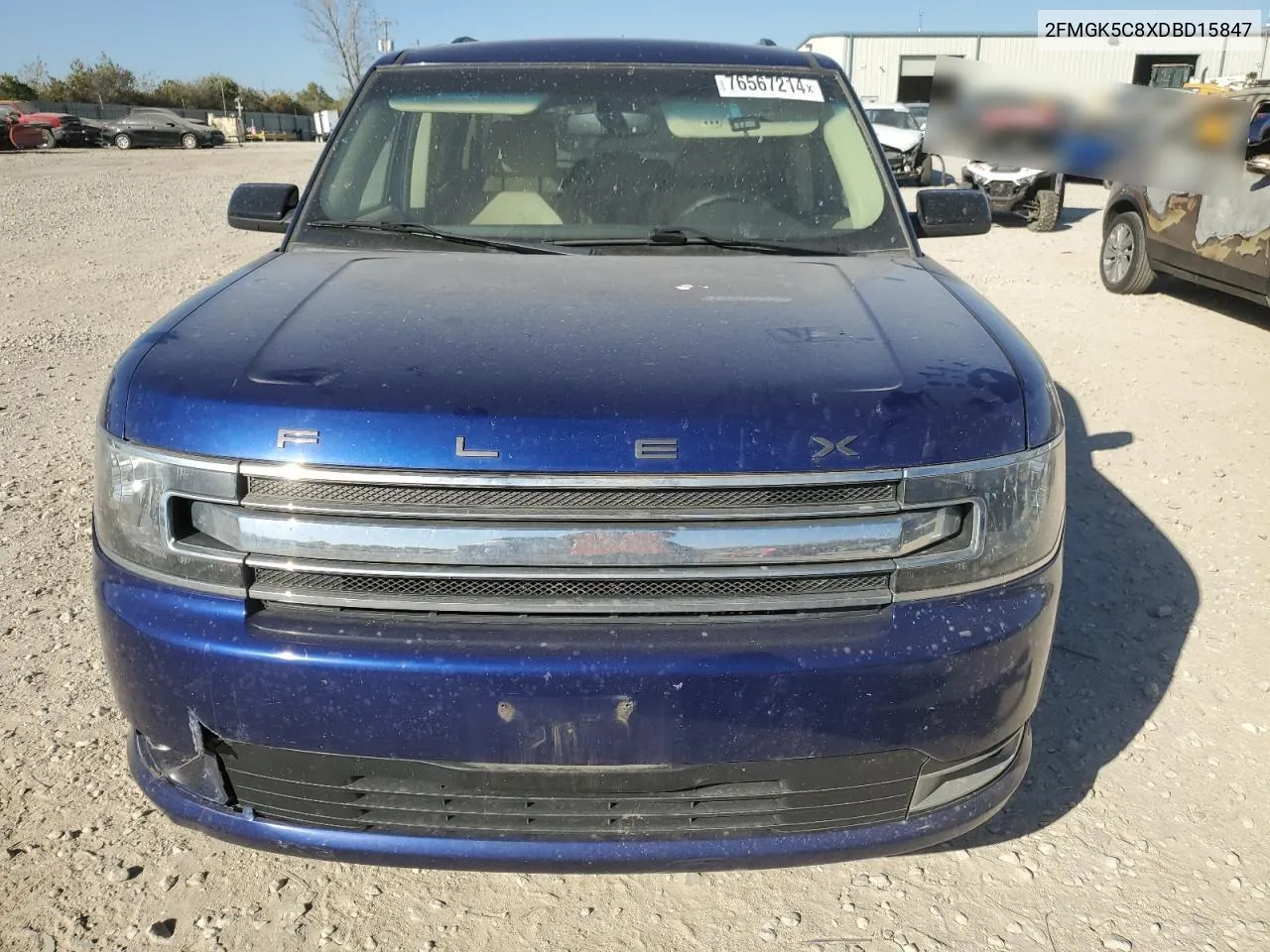 2013 Ford Flex Sel VIN: 2FMGK5C8XDBD15847 Lot: 76567214