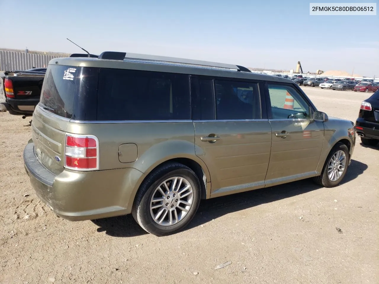 2013 Ford Flex Sel VIN: 2FMGK5C80DBD06512 Lot: 77873664