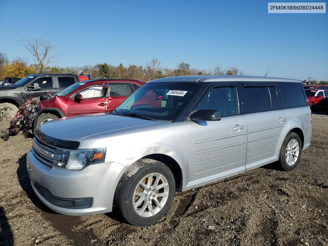 2013 Ford Flex Se VIN: 2FMGK5B86DBD24448 Lot: 78404434