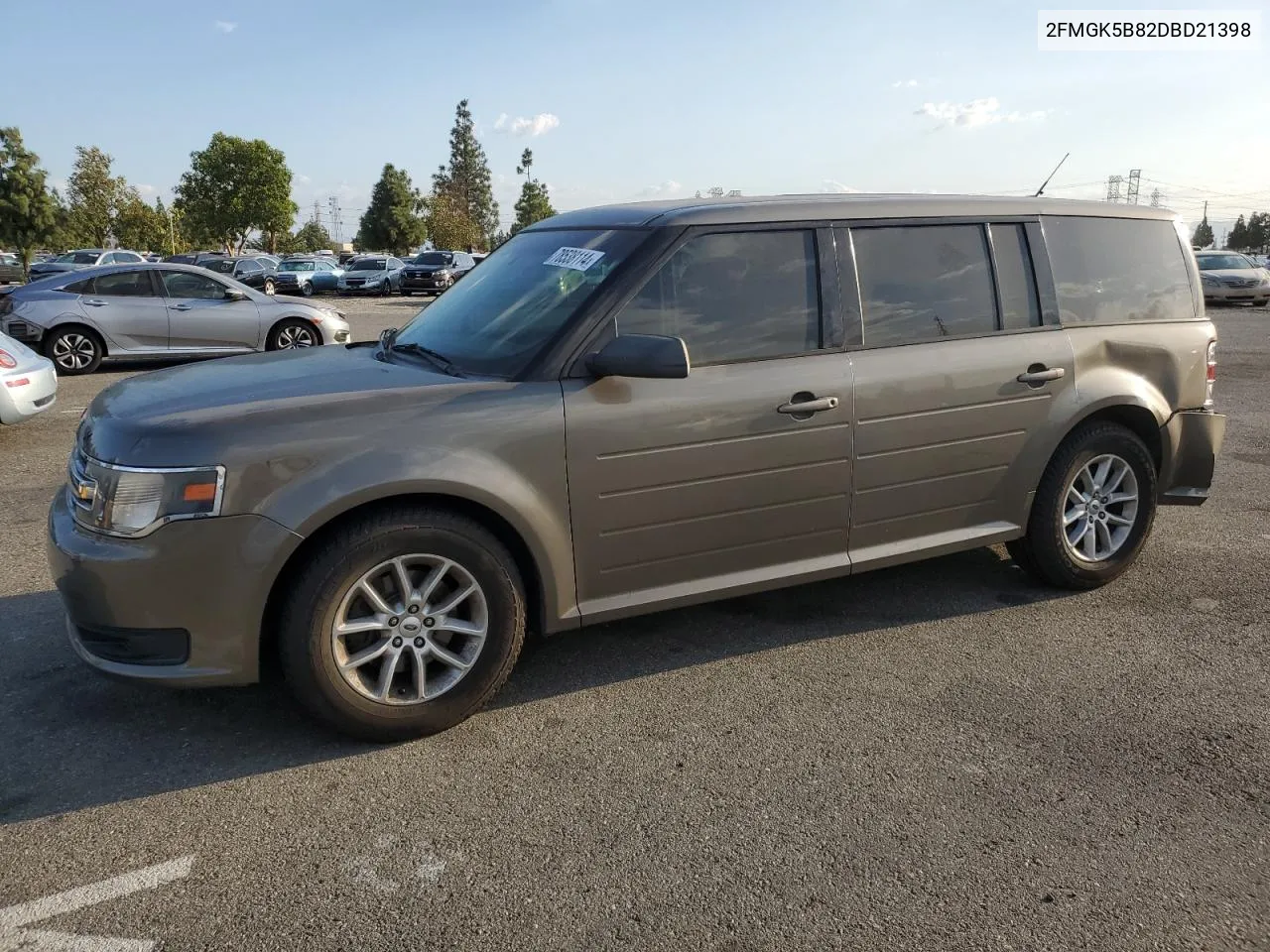 2013 Ford Flex Se VIN: 2FMGK5B82DBD21398 Lot: 78538114