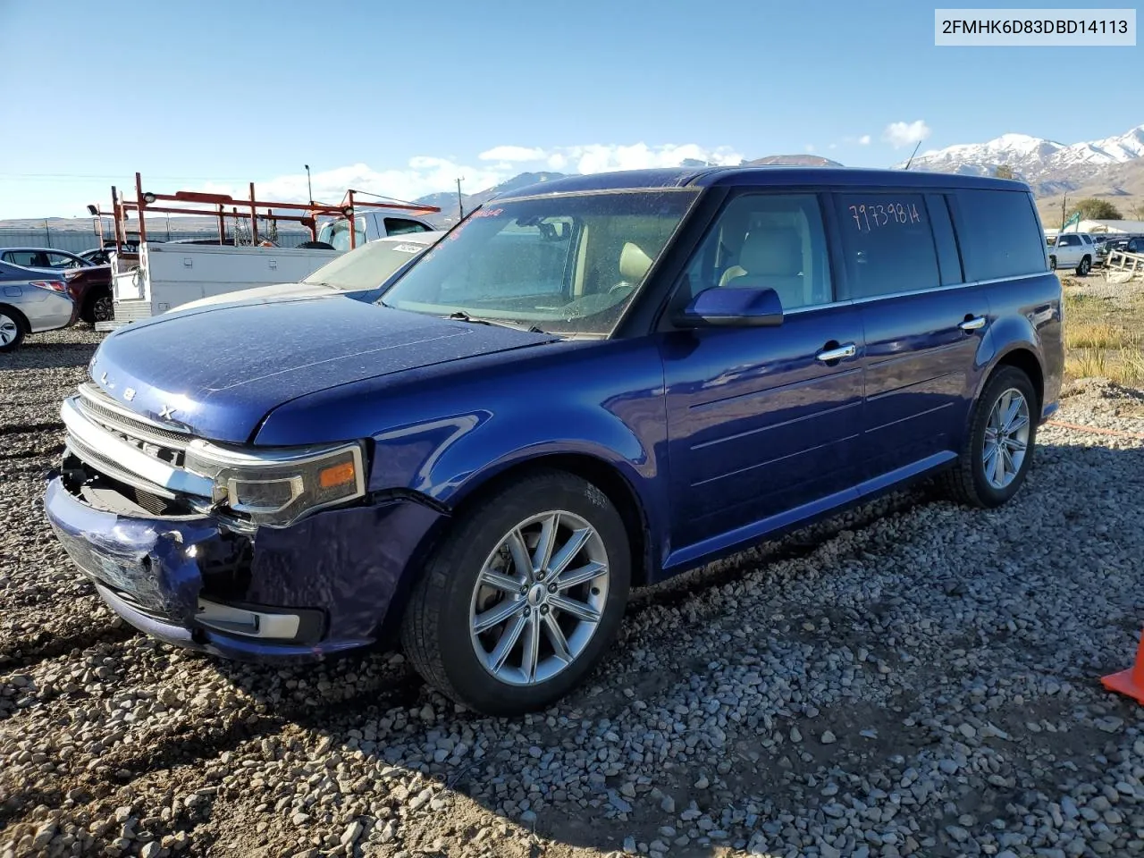 2013 Ford Flex Limited VIN: 2FMHK6D83DBD14113 Lot: 79739814