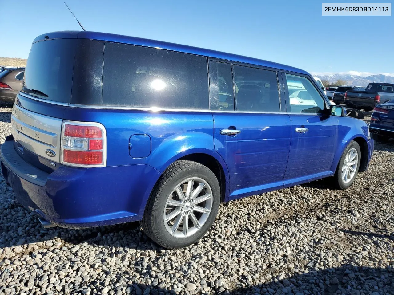 2013 Ford Flex Limited VIN: 2FMHK6D83DBD14113 Lot: 79739814