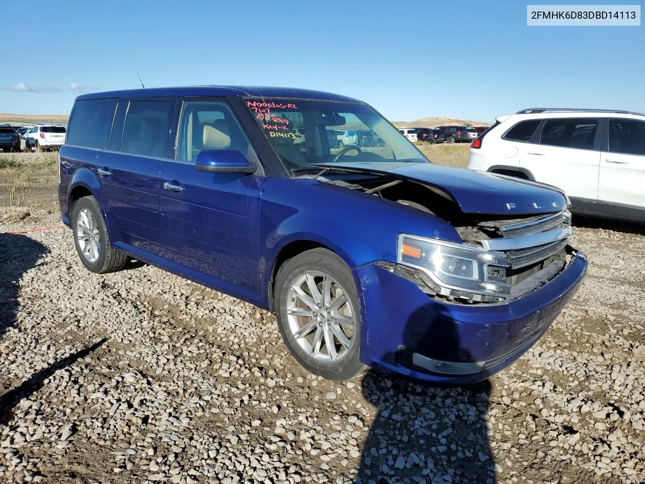 2013 Ford Flex Limited VIN: 2FMHK6D83DBD14113 Lot: 79739814