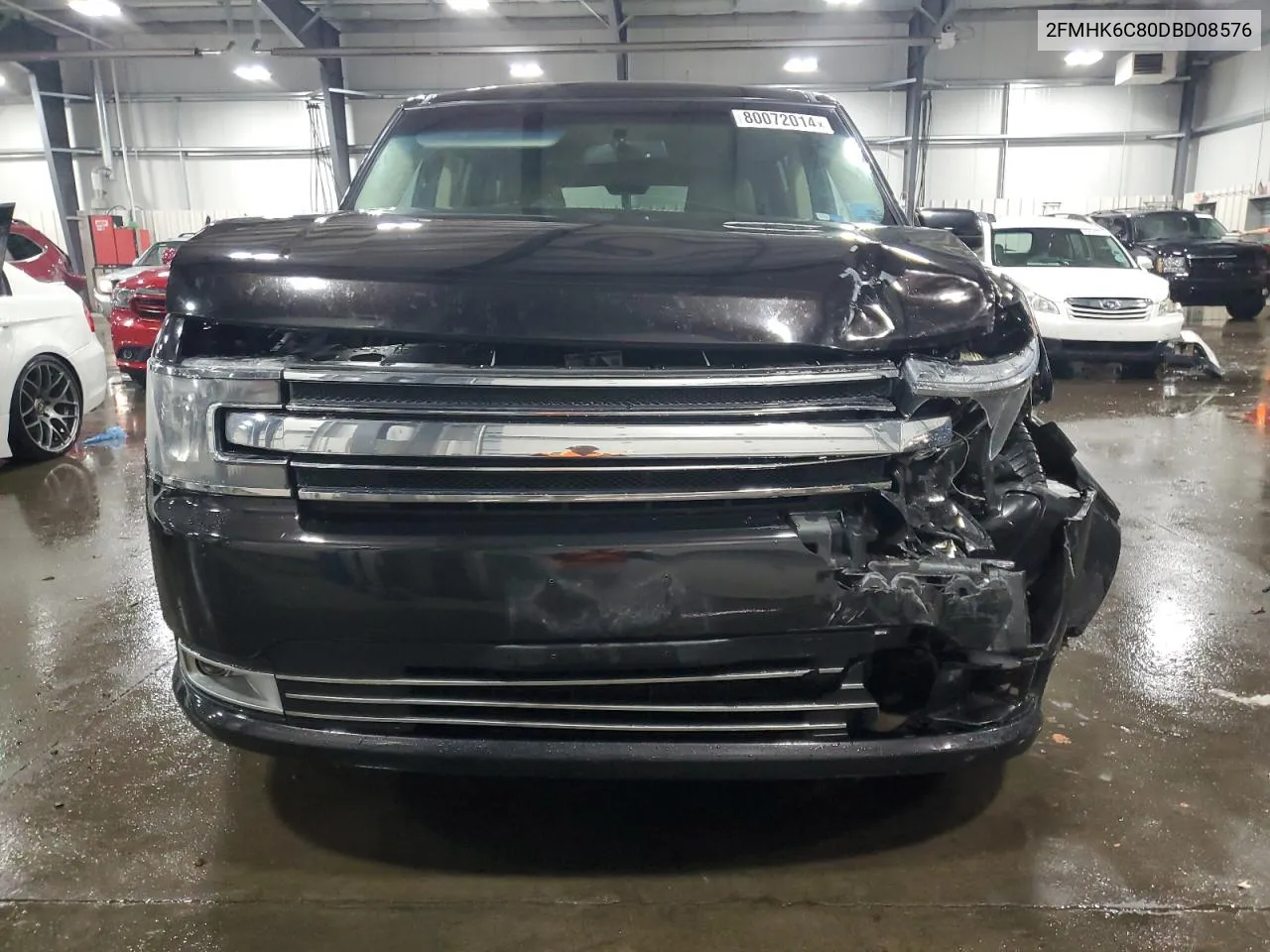 2013 Ford Flex Sel VIN: 2FMHK6C80DBD08576 Lot: 80072014